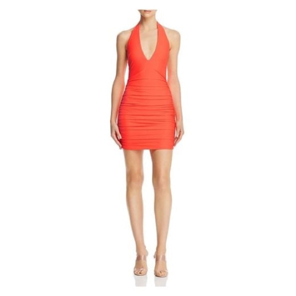 Tigermist Halter Mini Dress